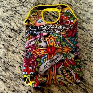 Ed Hardy beverage tote bag